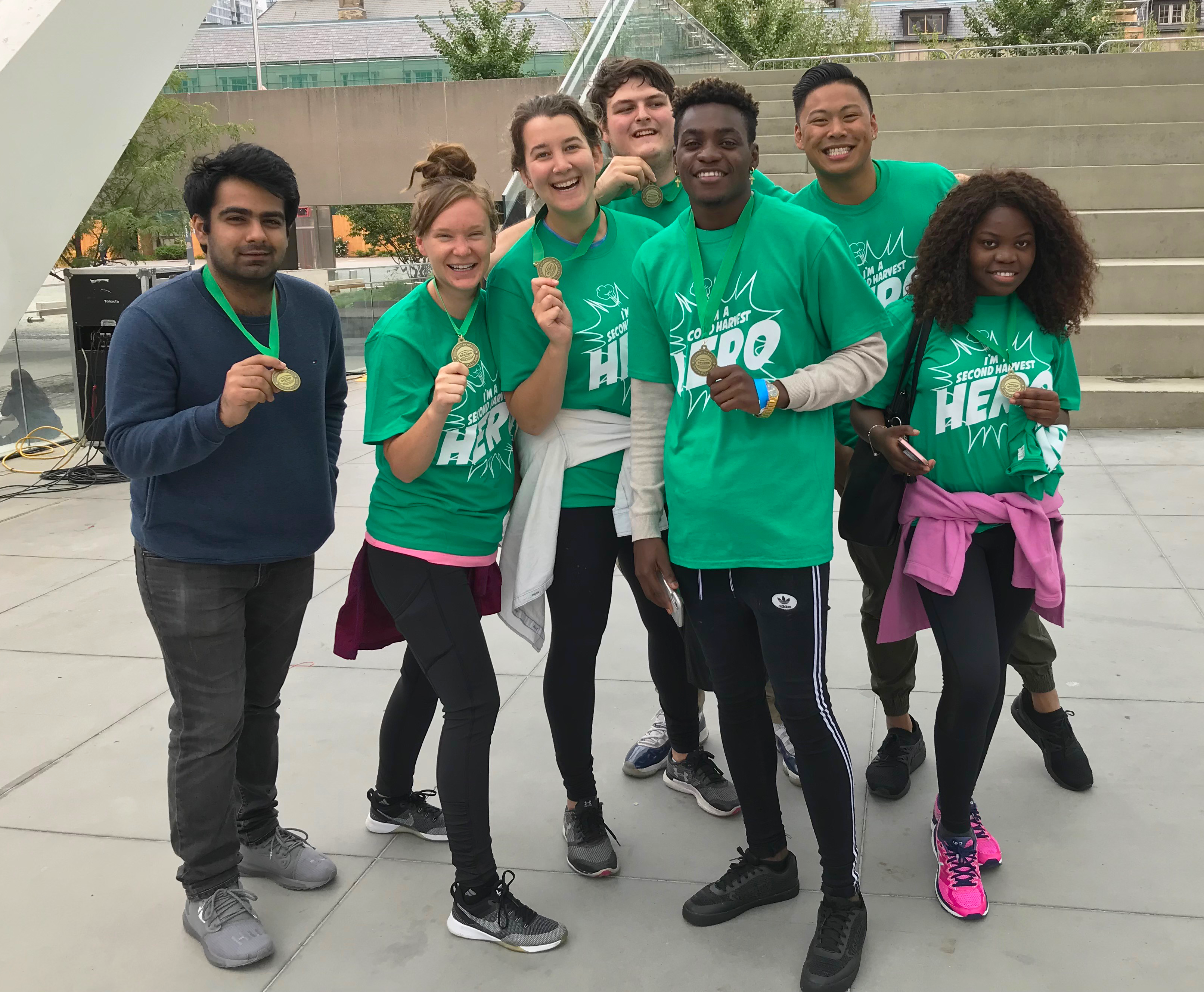 Participants with medals